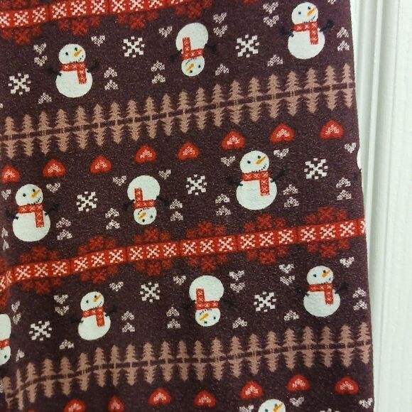 ⭐️5/$25 SALE JUST ONE GIRLS Size L 14-16 Holiday Leggings. MULTI - Picture 2 of 5